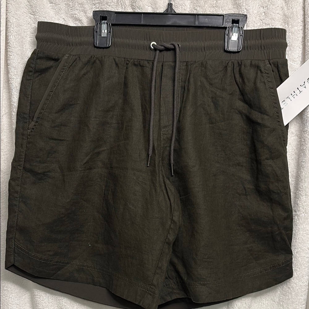 NWT! Athleta  Cabo Linen 8” short